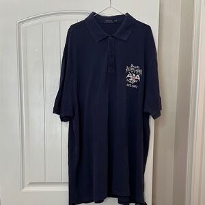 Polo by Ralph Lauren Men's Dark Blue Polo Shirt